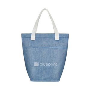 Sami Mini Tote Cooler - Denim Flecks