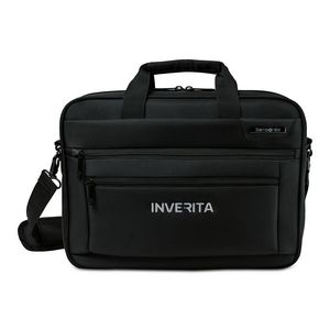 Samsonite Classic Business Perfect Fit Two Gusset Laptop Portfolio - Black