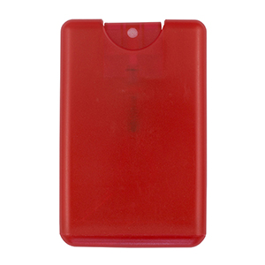 "SanCard" 20 ml. Antibacterial Hand Sanitizer Spray in Credit Card Shape Bottle(Spot Color Print)