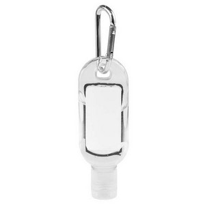 "SanGo L" 1.8 oz Hand Sanitizer Antibacterial Gel in Flip-Top Bottle with Carabiner