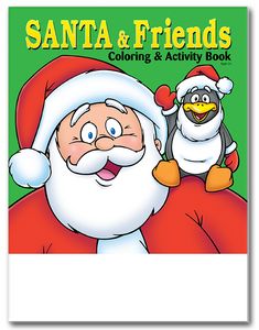 Santa & Friends Coloring Book Fun Pack
