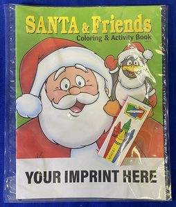 Santa & Friends Coloring Book Fun Pack