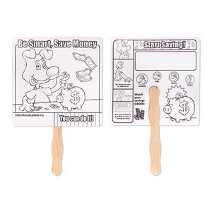 Saving Money Hand Fan