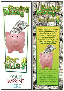 Saving Money for Kids Bookmark