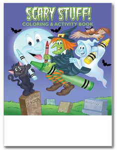 Scary Stuff Coloring & Activity Book Fun Pack
