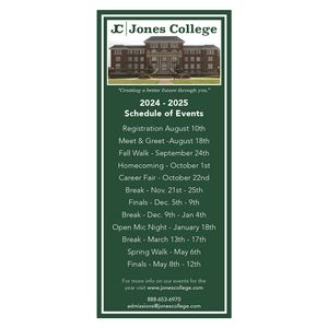 Schedule Magnet | Rectangle | 3 1/2" x 8"