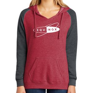 Screen Print DistrictÂ® Women's Lightweight Fleece Raglan Hoodie