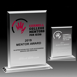 Screen Printed Billboard Award (7"x 8 1/4"x 3/8")