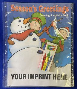 Season's Greetings Coloring Book Fun Pack