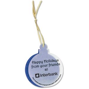 Seeded Paper Ornament