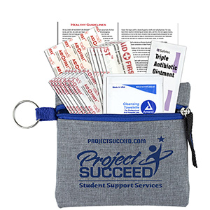 "Selene" 19 Piece First Aid Kit in Zipper Kit