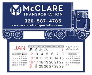Semi Truck Easy Stick Calendar