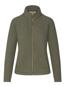 Seneca Quilted Full-Zip Sweater