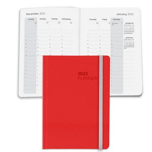 Senzabrite Faux Leather Perfect Bound Weekly Planner Journal Book