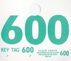 Service Control Tags (Set of 1000)