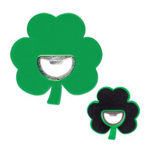 Shamrock Coaster Bottle Opener