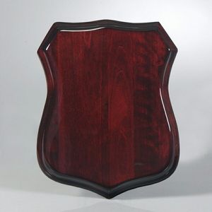 Shield Shape Rosewood Plaque (10"x8"x1")