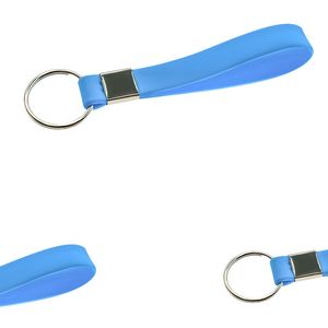 Silicone Wristband Keychain w/PMS Match