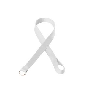 Silkscreened Organic Lanyard w/ Keyring