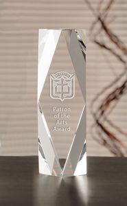 Small Chairman's Tower Optical Crystal Award