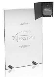 Small Chroma Glass Awards with Double Stand