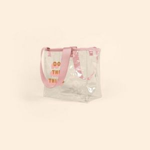 Small Clear Vinyl All Day Tote