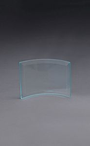 Small Curved Jade Crystal Prisma Award
