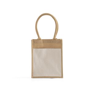 Small Easy-Print Jute Bag