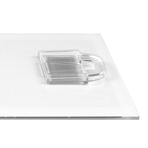 Small PhotoImage® Straight Edge Spectra Lite Plaque