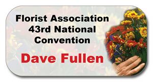 Small Rectangle Laminated Badge - Full Color