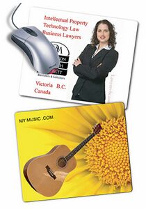 Small Rectangular Mouse Pads (8.25"x6.75"x1/16" Thickness)