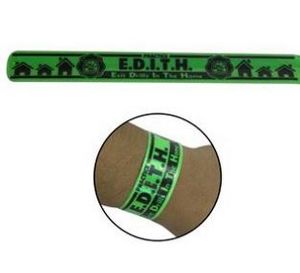 Small Reflective Vinyl Slap Bracelet