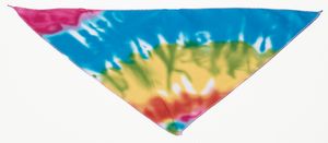 Small Tie-Die Triangle Pet Bandana (14" x 14" x 20")