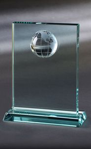 Small Worldview Jade Crystal Award