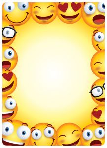 Smiley Faces Theme Poker Size Playing Cards