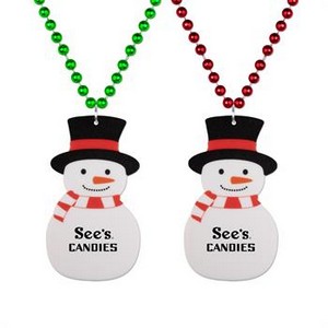 Snowman Medallion Beads