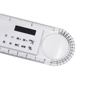 Solar Calculator Ruler With Magnifier