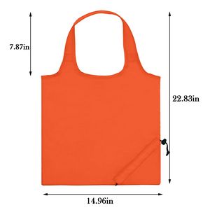 Solid Color Polyester Shopping Bag