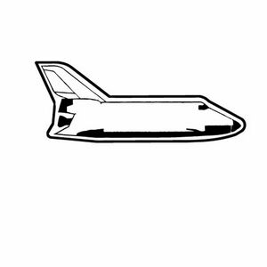 Space Shuttle Magnet - Full Color