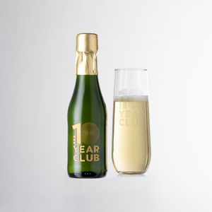 Sparkling Wine Kit w/Mini Bottle & Stemless Flute
