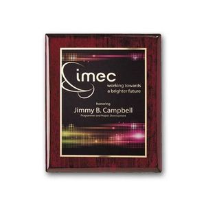 SpectraPrintâ„¢ Plaque - Rosewood Gold