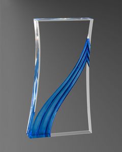 Spectrum Blue Cordon Award (9"x5"x1 1/4")