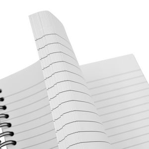 Spiral A5 Notebook Smooth Coated Film Cover 80 Inside Pages Hardcover Executive