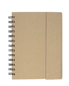 Spiral Notebook with Sticky Notes and Pen