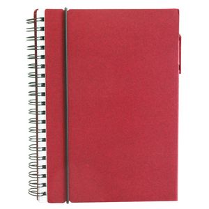 Spiral Notebooks with Elastic Closure