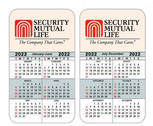 Split Year Calendar Card