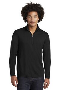 Sport-Tek PosiCharge Tri-Blend Wicking 1/4-Zip Pullover.