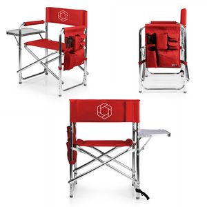 Sports Chair - Folding Chair w/Fold Out Table