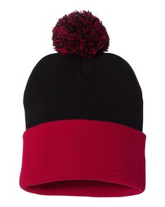 Sportsmanâ„¢ 12'' Pom Pom Knit Beanie