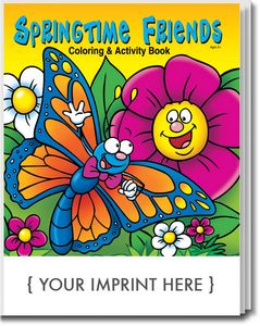 Springtime Friends Coloring Book